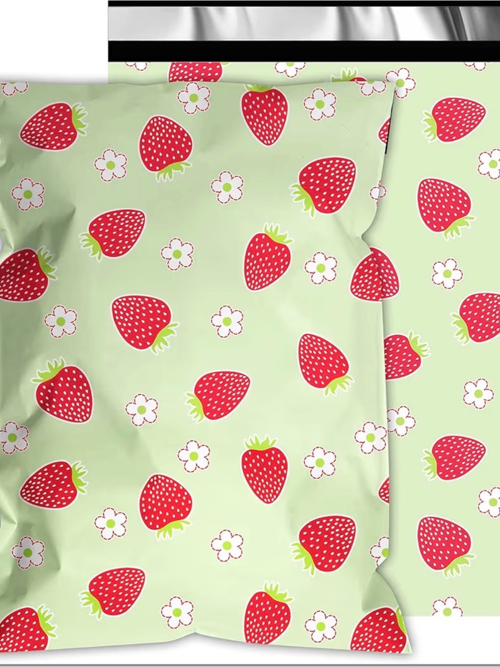 Poly Mailers 10x13 inch, Set of 25 - Strawberry Print